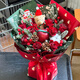 Youke Jade Christmas Eve Flower Express Red Rose Bouquet Apple Gift Box for Girlfriend Gift Nationwide Delivery Red Rose Apple Mixed Bouquet Christmas Surprise