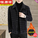 Hengyuanxiang 2025 autumn and winter new woolen coat men's short Korean style casual men's woolen coat plus velvet thickened jacket coffee plus cotton L