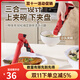 Xibotu three-in-one anti-scalding bowl clamp, anti-slip clamp, kitchen clamp, plate clamp, steamed vegetable insulated tray clamp, true red, 1 pack