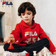 FILA children's sweatshirt 2026 spring men's and large children's hooded sweatshirt