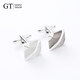 GENSZ newly launched 108 yuan cat's eye cufflinks, French buttons, cuff nails, men's cufflinks gift box, white cat's eye stone