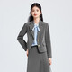 Light workplace formal women's suit, college student teacher interview wear, small suit, professional attire, suit jacket, skirt, black jacket + 2108# white shirt + skirt M