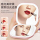 Xiaomi Guoba 2025 New Convenient LED Folding Makeup Mirror Double-Sided LED Makeup Mirror USB Rechargeable Makeup Mirror White