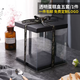 Yusenyi cake packaging box inch packaging box 614 double layer transparent heightened box birthday 12 customized eggs black black 8 inch four layers 26x26x40 (5 pieces)