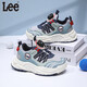 Lee children's shoes spring new all-match casual shoes boys sports comfortable sneakers dad shoes girls 50% off rice blue 36 recommended foot length 219mm