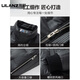 利郎（LILANZ）2025冬季新款皮羽绒服男士立领加厚中年爸爸冬装外套鸭绒防寒保暖 黑色 A03-旗舰款 M 170