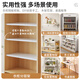 Jianzhou white wooden board customized solid wood ecological board wardrobe partition layered board paint-free board cabinet wall storage board customization contact customer service