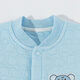 Beibeiyi children's clothing children's quilted front-opening jumpsuit new baby warm pajamas romper 2025 new winter clothing light blue 59cm (1-3 months)