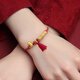 Red annual ring gold coiled bracelet zodiac horse red rope couple model will make money immediately commemorative gift pony + 10 coiled circle