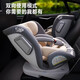 Child Safety Seat Car Portable 360 Degree Rotating Seat NB for Baby Infants Aged 0-12, Fashionable Light Bean Green - Hard Interface - 360 Degree Rotation - Can Sit or Lie Down