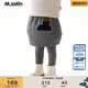 Ma Latin (M.Latin)/Children's waist skirt winter new style girl's vase shape patch design trouser waist skirt medium gray 120cm