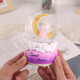 TaTanice crystal ball music box desktop ornament snow music box children's glowing toys to send girls to students' day gifts