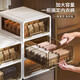 Fantasy style drawer-type underwear storage box, underwear partition removable box, brown underwear storage box