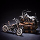 Miyi Harley motorcycle model office desktop ornaments iron retro bookcase decorative cabinet crafts ornaments bronze