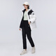 BOSIDENG down pants women's winter outer wear 2025 new fashion straight casual versatile Northeastern pants black 8056