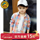 G.duck Cotton Boys' Shirt Long Sleeve 2026 Spring and Summer Thin Children's Clothing Baby Bottoming Top Children's Plaid Shirt Jacket Gold Only shirts sold One size fits all Size 14 Recommended height 120-125cm46Jin Jin is equal to about 0.5kg