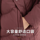 Flying in the snow mid-length down jacket for middle-aged and elderly mothers with removable hood thickened loose warm autumn and winter coat 175
