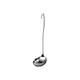 Yilan 304 stainless steel soup spoon thickened long handle hot pot spoon household soup spoon small 6-point soup shell