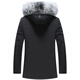 CHEVALPES international first-line brand 2025 winter new parka men's mink liner short fur integrated mink khaki fox fur collar + mink liner M 170