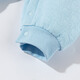 Beibeiyi children's clothing children's quilted front-opening jumpsuit new baby warm pajamas romper 2025 new winter clothing light blue 59cm (1-3 months)