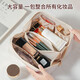 Baiyuan Cosmetic Bag Women's Large Capacity Portable Ins Premium Sense Internet Celebrity 2024 New Super Hot Travel Toiletries Storage Bag Milky White