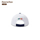 PawinPaw cartoon bear children's clothing 26 spring and summer new baby boy bear pattern baseball cap adjustable Ivory ivory/39 050