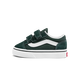 VANS children's shoes Old Skool V children's sneakers retro dark green buckle and sticky buckle personalized street green 19 measured inner length 11.5cm