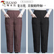 Woodpecker Middle-aged Mom Winter Down Pants 2025 New Middle-aged Women's Autumn and Winter Loose Warm Thickened Straight Pants Brown Down Pants M Recommended 90-110 Jin Jin equals 0.5 kg to wear