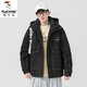 Woodpecker (TUCANO) 90 White Duck Down Jacket Men's Winter New Korean Style Loose Winter Clothes Trendy Brand Hooded Jacket Warm Men's Trendy Khaki M