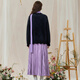 Two or Three Things Skirt Winter 2026 New Purple A-Line Skirt Women's Velvet Versatile Long Skirt Twilight Old Dream Purple-y L