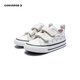 Converse Girls Love Canvas Shoes 2026 Spring New Children's Double Velcro Easy to Put On and Take Off Casual Shoes 103 23 Recommended foot length 14cm