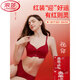 LangSha Red Zodiac Year Underwear Set Women's 2026 Year of the Horse Lucky Gift Box New Small Breast Push Up Bra Red Underwear 004 + Lucky Box Accumulate Good Luck 70A 32B Recommended 75-95Jin Jin equals 0.5 kg