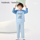 Balabala children's clothing children's pajamas set boys and girls home clothes 2026 spring and autumn new baby pure cotton pajamas skin-friendly red