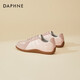 DAPHNE Daphne flat moral training shoes for women 2026 spring new women's shoes versatile soft sole casual shoes pink single layer heel height 3cm 35 (225mm) standard size