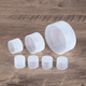 Yunjin Whole House Customized British External Thread Plastic Protective Sleeve White Plastic Pipe Cap Non-standard Customized Thread Protective Pipe Sleeve Semi-Permeable H-G1/8 (100 pcs)