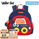 Walker Shop Kindergarten School Bag Children's Backpack Boys Girls Baby Small Backpack Cute Excavator Backpack Waterproof Bag Light Blue Small Size