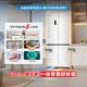 Rongsheng Cube 505 Active Dual Purification Dual System Cross Four Door Multi-Door Ultra-Thin Zero Embedded Refrigerator Household Level One Energy Efficiency World Cup White + 60cm True Zero Embedded | Bottom Cooling + Active Sterilization 2.0