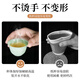 AILUKI Japanese high-end disposable tea cup, tea cup, tea ceremony cup, disposable water cup, tea cup, disposable kung fu tea cup, imitation jade green tea cup/150 pieces - free high-end cup holder