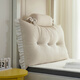 La Chapelle's new bedside cushion student bed guardrail bedside soft bag anti-collision cushion dormitory bed backrest lumbar pillow Huarong - light Yami including pillow core length 180 height 50 thickness 20 cm two headrests