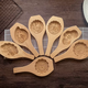 Yusenyi Beech Wood Mid-Autumn Mooncake Mold Chinese Pastry Printing Piece Printing New Year Cake Old-fashioned Baking Equipment Mung Bean Cake Mold Full of Blessings
