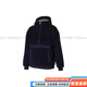 Puma (PUMA) Sherpa Warm Half Cardigan Hooded Jacket for Men and Women Navy Blue Comfortable Fashion Versatile Trend Navy Blue L
