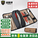 FASITE tool roll bag portable small canvas thickened storage bag multi-functional portable electrician tool bag khaki