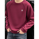 Adidas Clover Sweatshirt Men's and Women's 2026 Spring New Sportswear Knitted Top Breathable Casual Pullover II5793 Burgundy XS