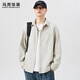 MARK FAIRWHALE long-sleeved shirt men's winter high-end shirt men's trendy brand casual top men's jacket men's beige XL