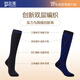 SOUERMEI anti-varicose vein medical elastic socks therapeutic expansion official women's and men's mid-calf sports socks high-end series C5Pro500 natural skin (medical grade one) open toe S
