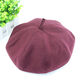 Yaochao Painter Hat Old Man Middle-aged Dad Men's Octagonal Hat Beret Old Man Painter Hat Thin Cloth Hat No Tongue Octagonal Burgundy (No Velvet Inside) S (55-56)CM