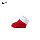 NIKE Nike men's and women's baby socks winter children's warm toddler socks are stable and not easy to fall off college red 0-6 months 0/6M
