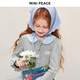 MiniPeace Children's Clothing Spring New Year Girls Long Sleeve T-Shirt FBCPG1343 Frost Gray 130cm