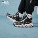 FILA Children's 2025 Winter New Versatile Middle and Large Children's Warm Cotton Shoes Leopard Claw Cotton Shoes