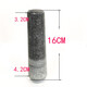 Tuojin kitchen supplies stone mortar household new garlic mortar handle old style grinding rod stone stone hammer old style frosted length-15*big head 4.2*small head 3.2